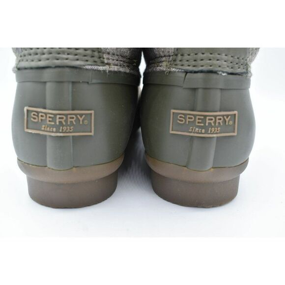 Sperry Mens Size 12 Saltwater Camo Water Resistant Lace Up Duck Boots Shoes - Picture 7 of 9
